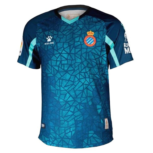 Camiseta RCD Español Replica Segunda Ropa 2020/21 Azul